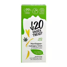 LIRENE Крем для лица UNDER TWENTY увлажняющий и матирующий с антибактериальным эффектом