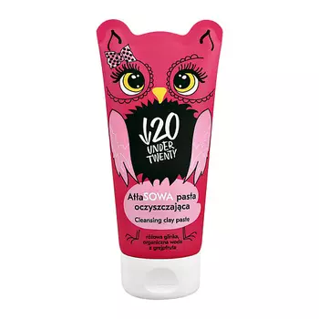 LIRENE Паста для умывания UNDER TWENTY очищающая с розовой и белой глиной, экстрактом грейпфрута 150