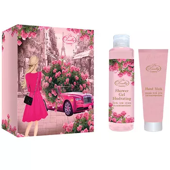 LISS KROULLY Набор WOMEN: Гель для душа + Маска для рук Увлажняющая