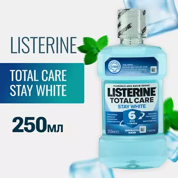 LISTERINE Ополаскиватель для полости рта Total Care Stay White