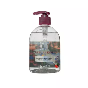 LIV DELANO Деликатное жидкое мыло Лен & Барбарис Nature Kiss 480.0