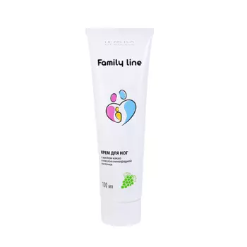 LIV DELANO Крем для ног с маслом какао и маслом виноградной косточки Family Line 100.0