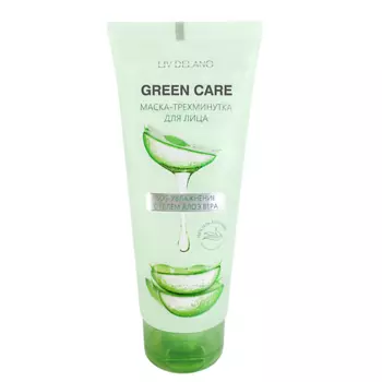 LIV DELANO Маска-трехминутка для лица SOS-увлажнение с гелем Алоэ Вера Green Care 75.0