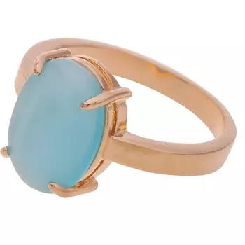 LJ Кольцо с амазонитом "Овал"