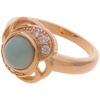 LJ Кольцо с амазонитом "Серенада"