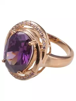 LJ Кольцо с аметистом "Париж"