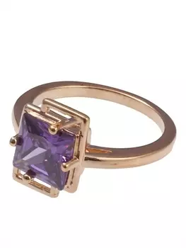 LJ Кольцо с аметистом "Трио"