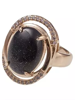 LJ Кольцо с авантюрином "Париж"