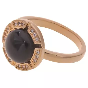 LJ Кольцо с черным ониксом "Луна"