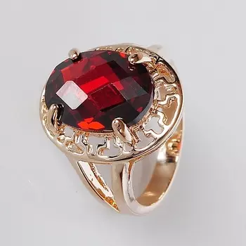 LJ Кольцо с гранатом "Греческое"
