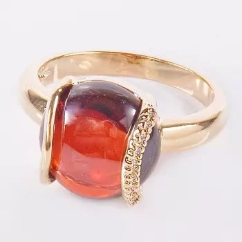 LJ Кольцо с гранатом "Элана"