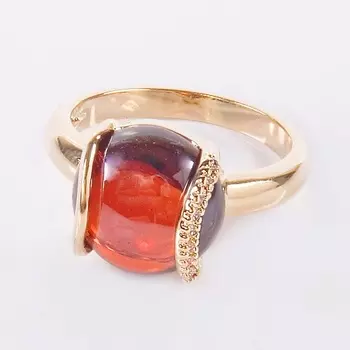 LJ Кольцо с гранатом "Элана"