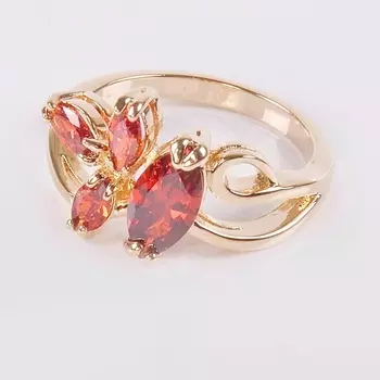 LJ Кольцо с гранатом "Нерине"