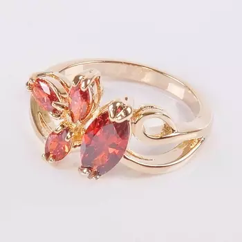 LJ Кольцо с гранатом "Нерине"