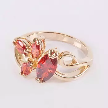 LJ Кольцо с гранатом "Нерине"