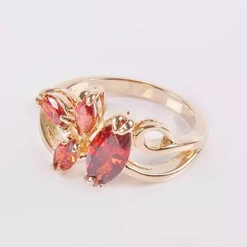 LJ Кольцо с гранатом "Нерине"