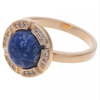 LJ Кольцо с лазуритом "Луна"