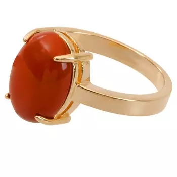 LJ Кольцо с яшмой "Овал"