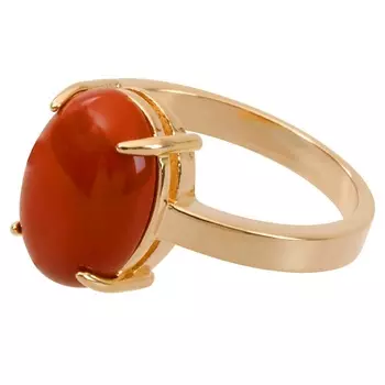 LJ Кольцо с яшмой "Овал"