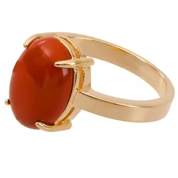 LJ Кольцо с яшмой "Овал"