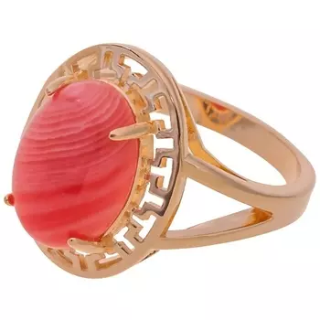 LJ Кольцо с родохрозитом "Греческое"