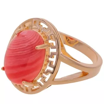 LJ Кольцо с родохрозитом "Греческое"