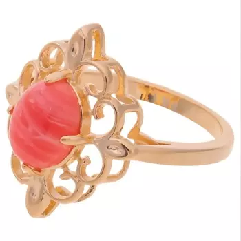 LJ Кольцо с родохрозитом "Констанция"