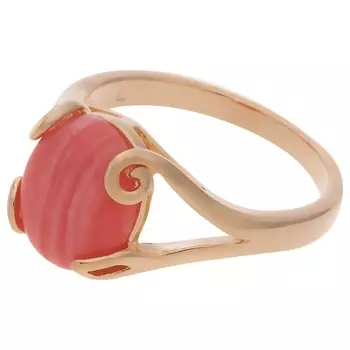 LJ Кольцо с родохрозитом "Лагуна"