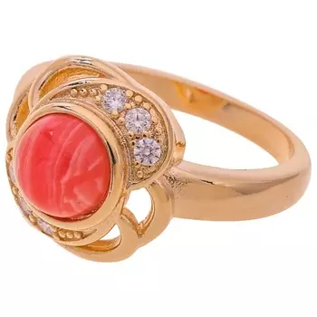 LJ Кольцо с родохрозитом "Серенада"