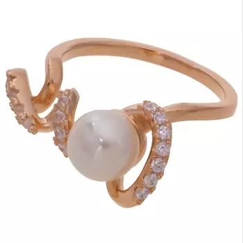 LJ Кольцо с жемчугом "Романтика"