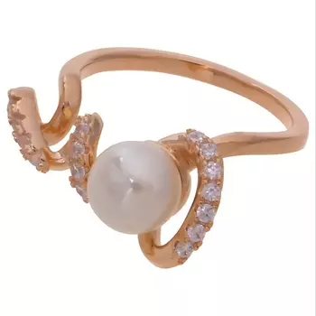 LJ Кольцо с жемчугом "Романтика"