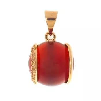 LJ Кулон с красным агатом "Элана'