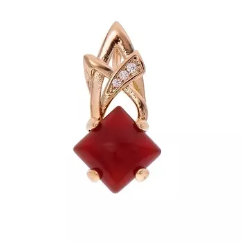 LJ Кулон с красным агатом "Нимфа"