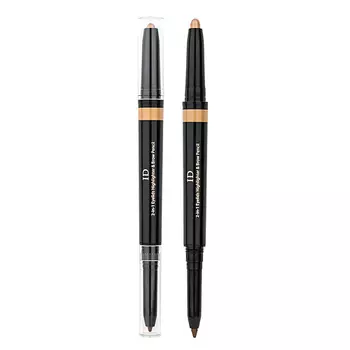 ЛЭТУАЛЬ 2-в-1 хайлайтер для век и карандаш для бровей ID