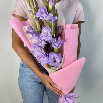ЛЭТУАЛЬ FLOWERS Букет из гладиолусов 5 шт.