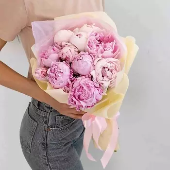 ЛЭТУАЛЬ FLOWERS Букет из пионов 11 шт.