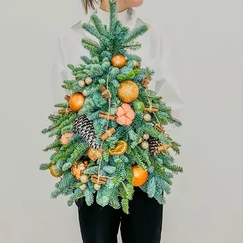 ЛЭТУАЛЬ FLOWERS Елка ручной работы Зимний сад