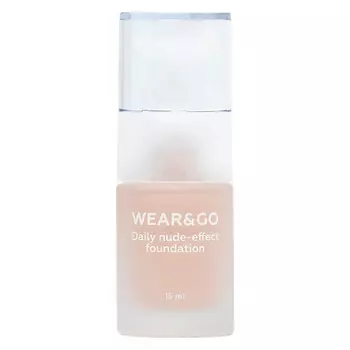 ЛЭТУАЛЬ Легкий тональный крем естественный эффект WEAR&GO Daily nude-effect foundation