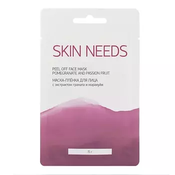 ЛЭТУАЛЬ Маска-плёнка для лица с экстрактом граната и маракуйи SKIN NEEDS