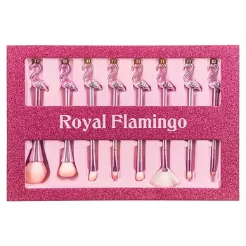 ЛЭТУАЛЬ Набор кистей для макияжа ROYAL FLAMINGO