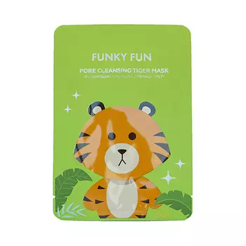 ЛЭТУАЛЬ Очищающая поры маска для лица "Тигр" FUNKY FUN