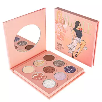 ЛЭТУАЛЬ Палетка для макияжа глаз "ELEGANCE" EYESHADOWS PALETTE