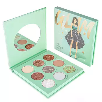 ЛЭТУАЛЬ Палетка для макияжа глаз "GLAM" EYESHADOWS PALETTE