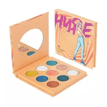 ЛЭТУАЛЬ Палетка для макияжа глаз "HYPE" EYESHADOWS PALETTE