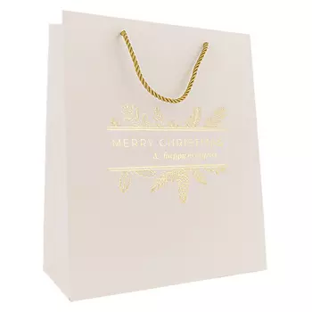 ЛЭТУАЛЬ SOPHISTICATED Подарочный пакет Merry Christmas White