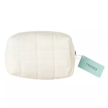 ЛЭТУАЛЬ TWINKLE Косметичка Square Fluff White