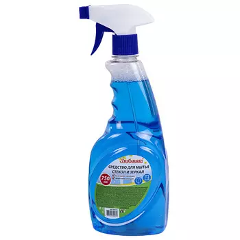 ЛЮБАША Средство для мытья стекол и зеркал Морозная свежесть 750.0