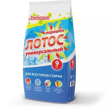 ЛЮБАША Стиральный порошок автомат Лотос 9000.0