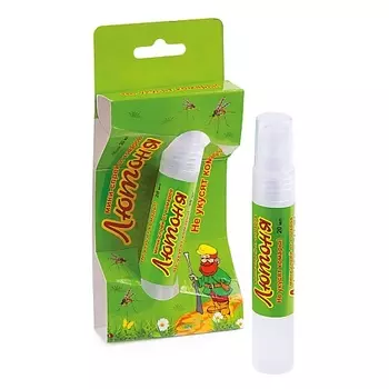 ЛЮТОНЯ Мини-спрей от комаров, мокрецов, москитов, мошек, слепней, блох 20.0