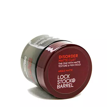 LOCK STOCK & BARREL Жесткая глина Disorder Matte Clay